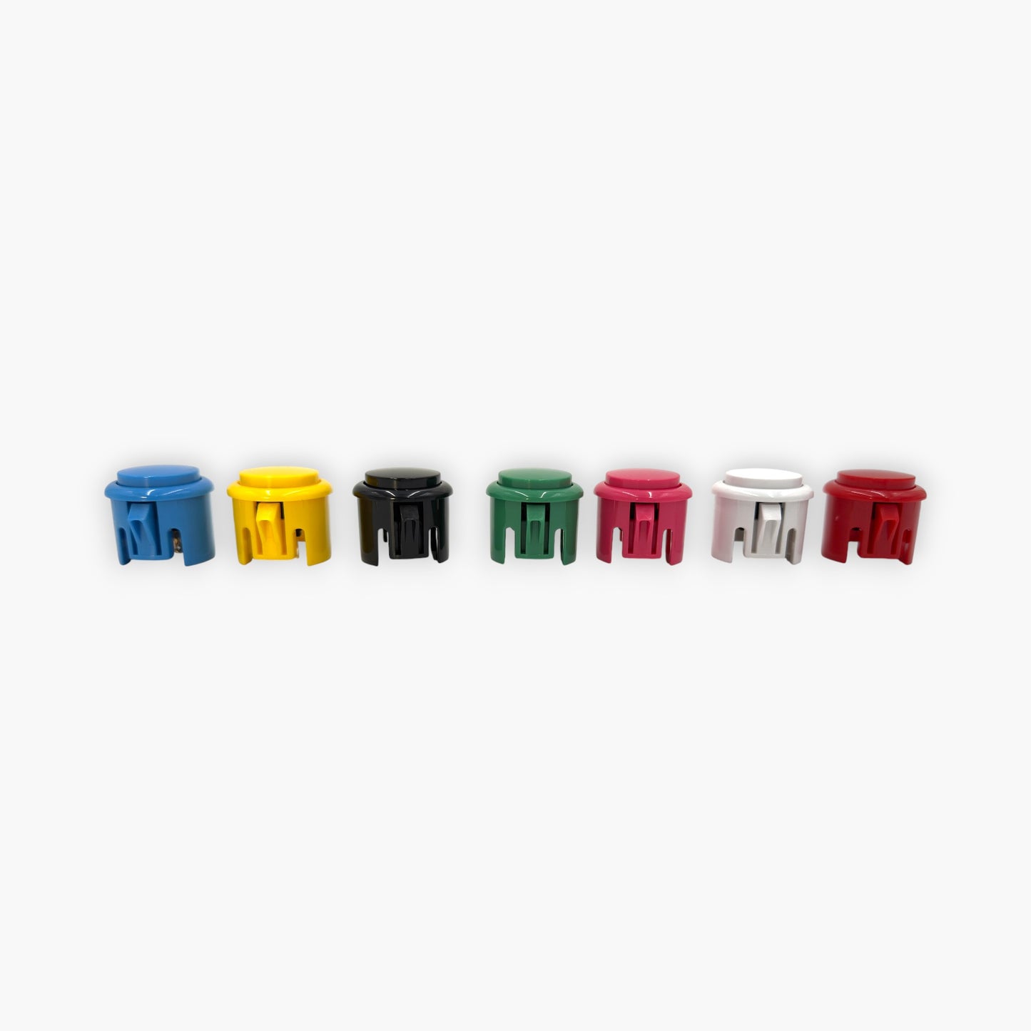 Baolian Round Arcade Game Card Button Switch 3cm (Set of 7 Colors)