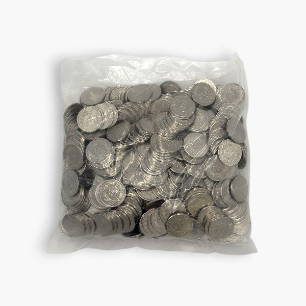 888 Arcade Game Tokens -.984 - Bag of 1000 For Claw Machines, Casino, Coin Pushers