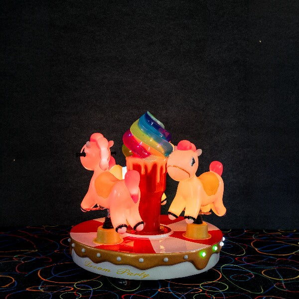 Ice Cream Horse Carousel – Kiddie Ride - Coin Operated