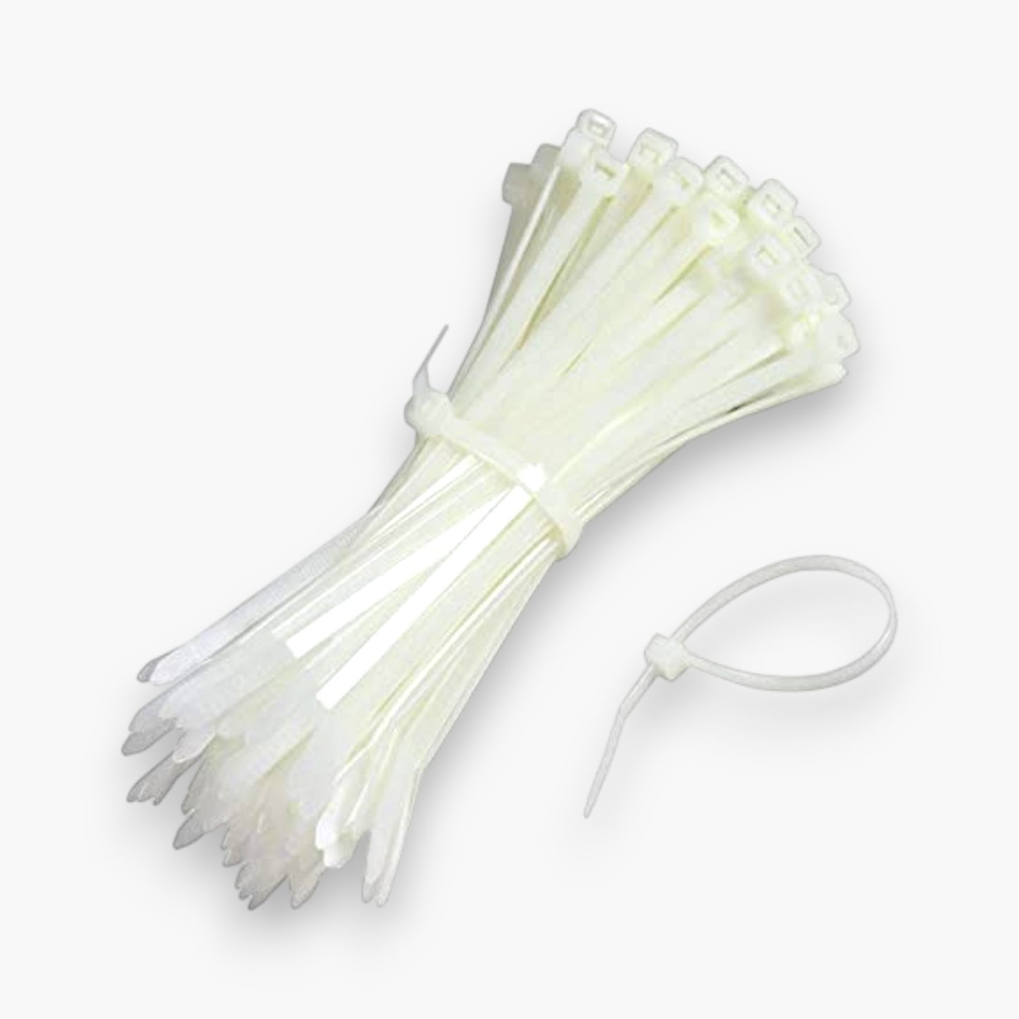 Premium Nylon Cable Tie White (Pack of 250) – Free Shipping