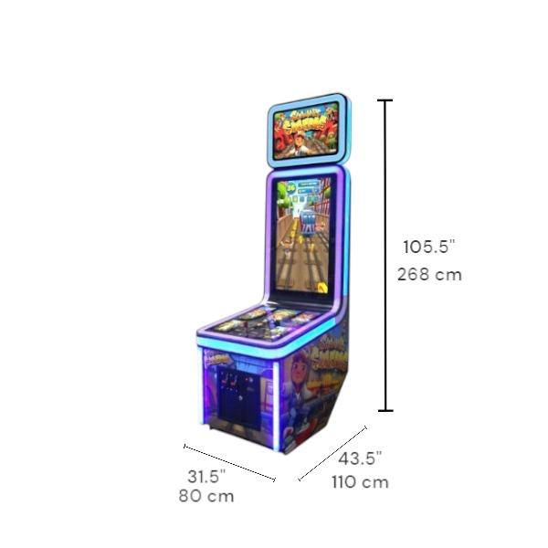 Subway Surfers Arcade Machine by Coastal Amusements – 42” HD Screen - Ticket Redemption Game