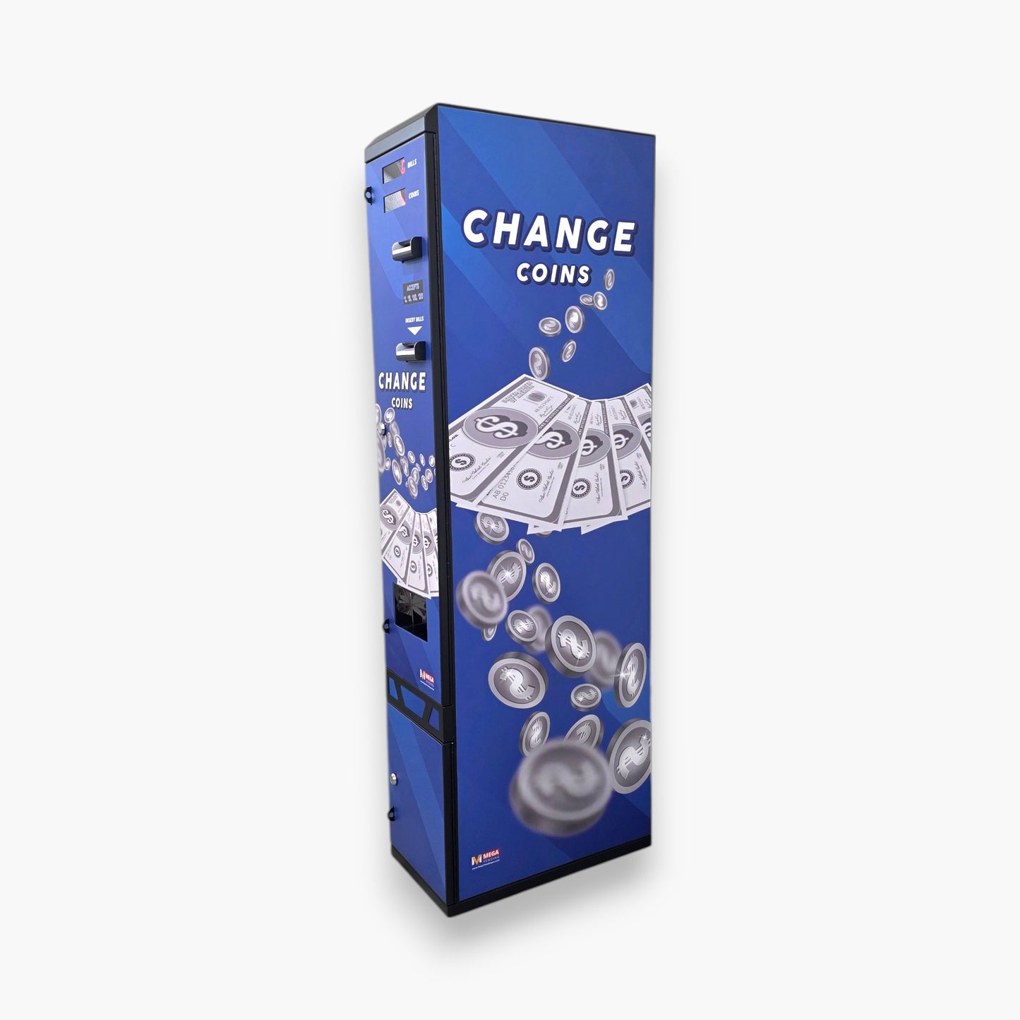 Dollar Bill Changer Bill to Coin or Token Changer Machine MV-103 AB – USD Currency, High-Capacity, Secure System
