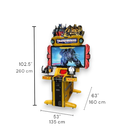 Transformers by SEGA – 42” HD Gun Action Arcade Machine