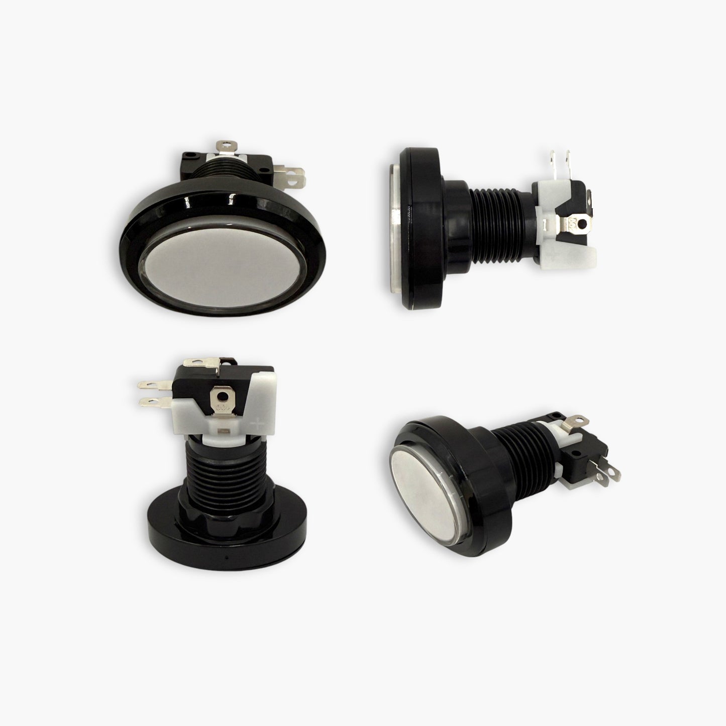 Oval Arcade Push Button with Led Light & Micro Switch (Set of 2) – Free Shipping