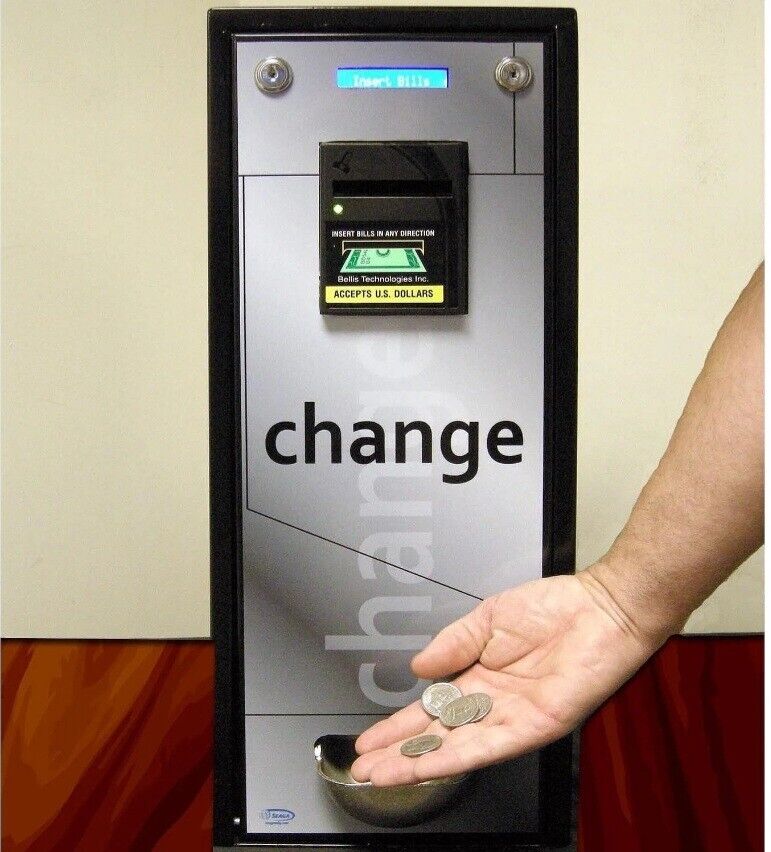 Seaga $250 Capacity Bill Change Machine Retail Business money Changer Machine