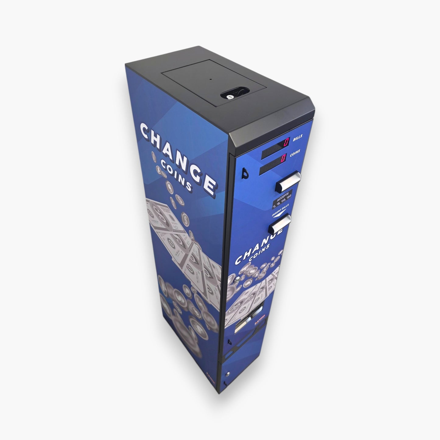 Dollar Bill Changer Bill to Coin or Token Changer Machine MV-103 AB – USD Currency, High-Capacity, Secure System