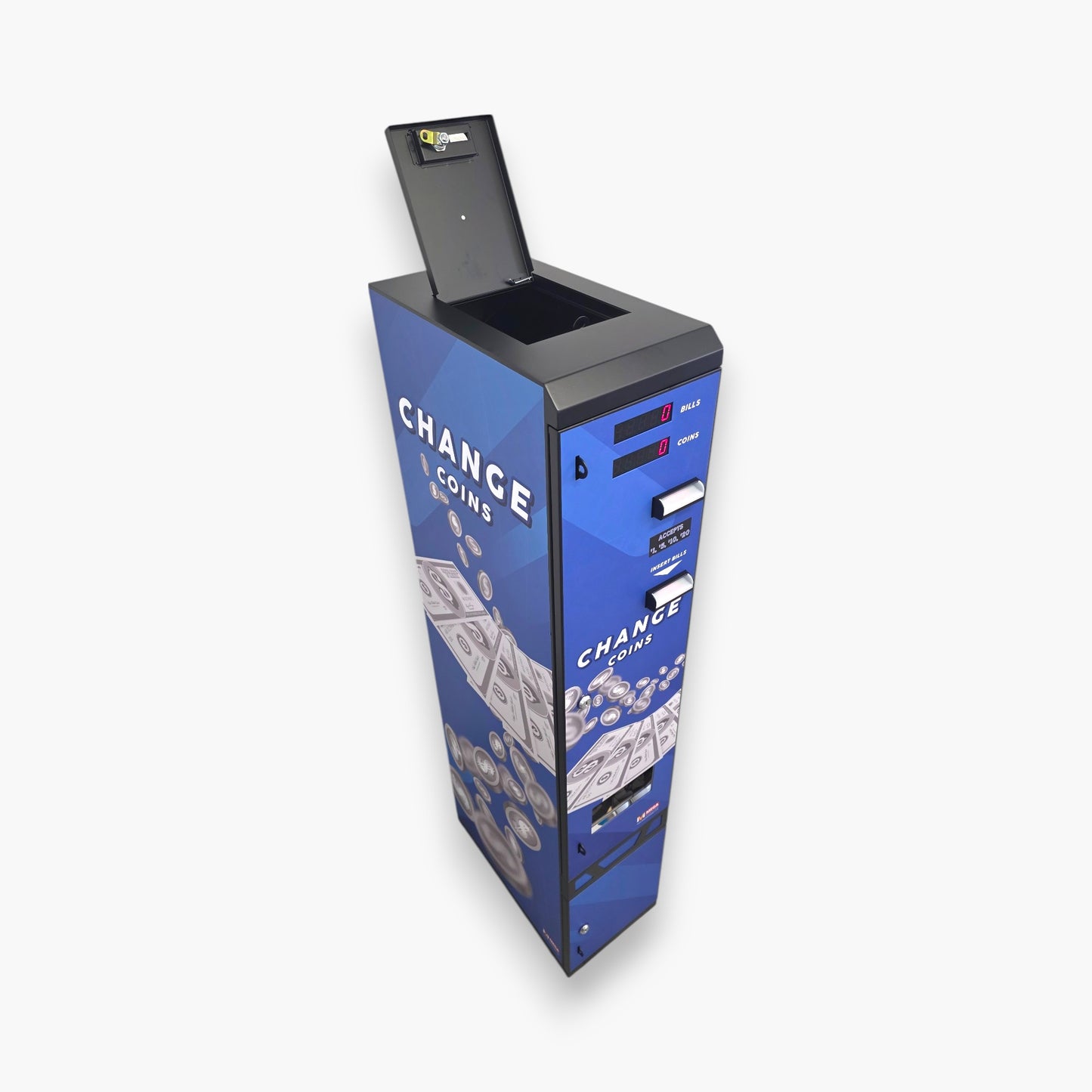Dollar Bill Changer Bill to Coin or Token Changer Machine MV-103 AB – USD Currency, High-Capacity, Secure System
