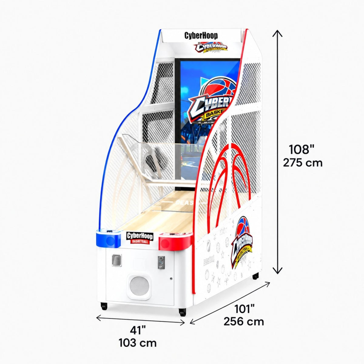 New Cyber Hoop Basketball Game Dimensions