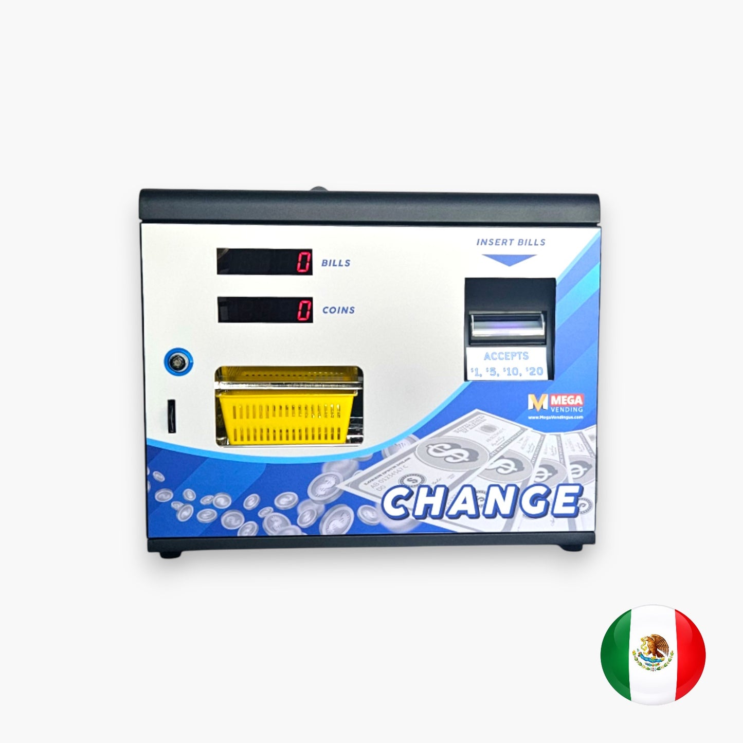 MV-101AB Front Load Dollar Bill to Coin/Token Changer