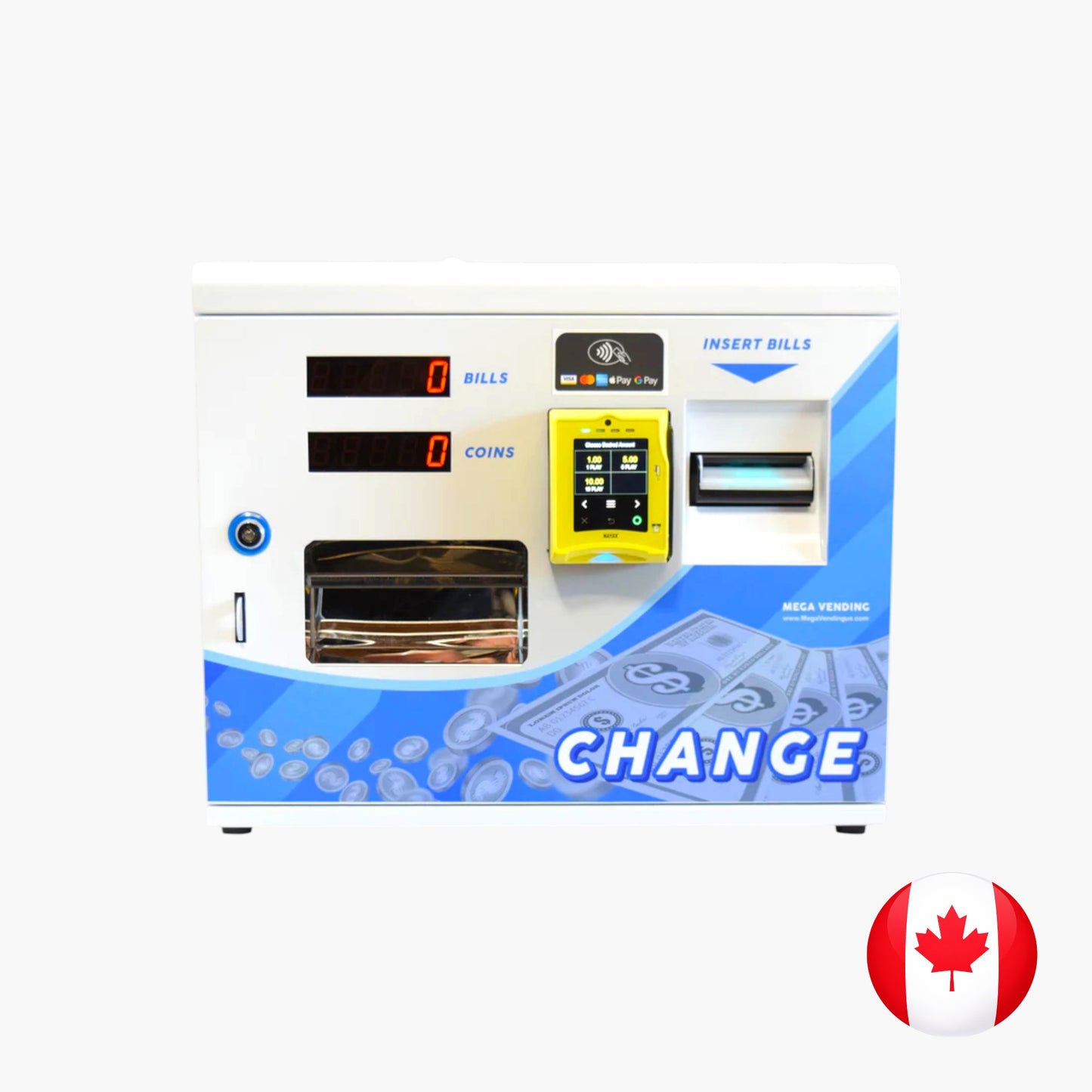 MV-101 AWN Token Change Machine + Nayax Reader