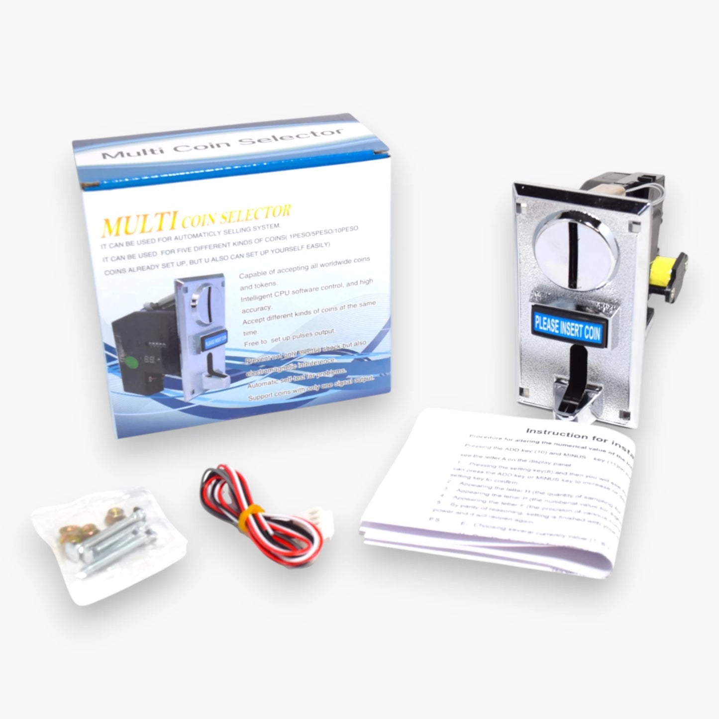 6-Coin Token Acceptor Selector – Includes Installation Kit