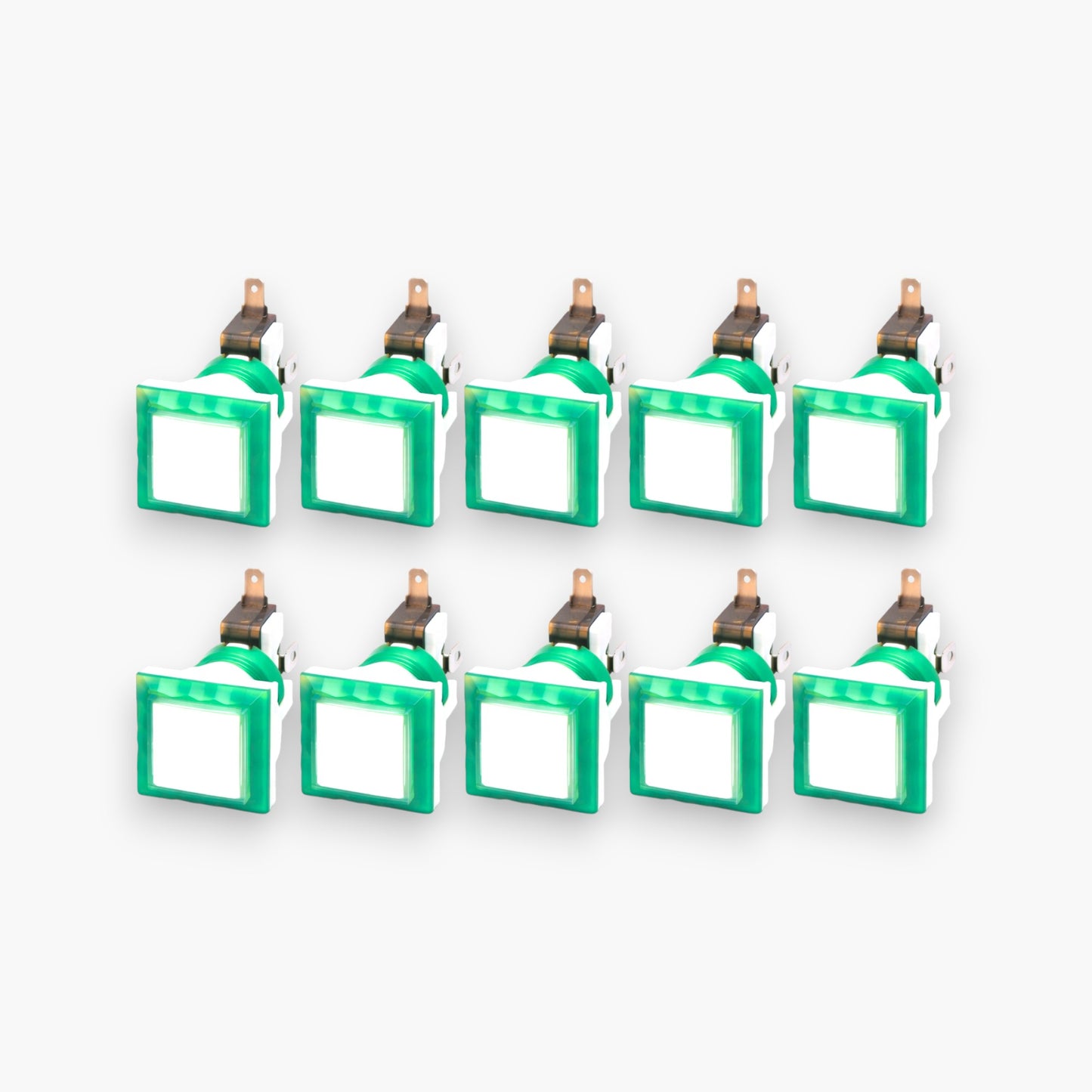 Square Push Button with Led Lights & Micro Switch (Set of 10) – Free Shipping