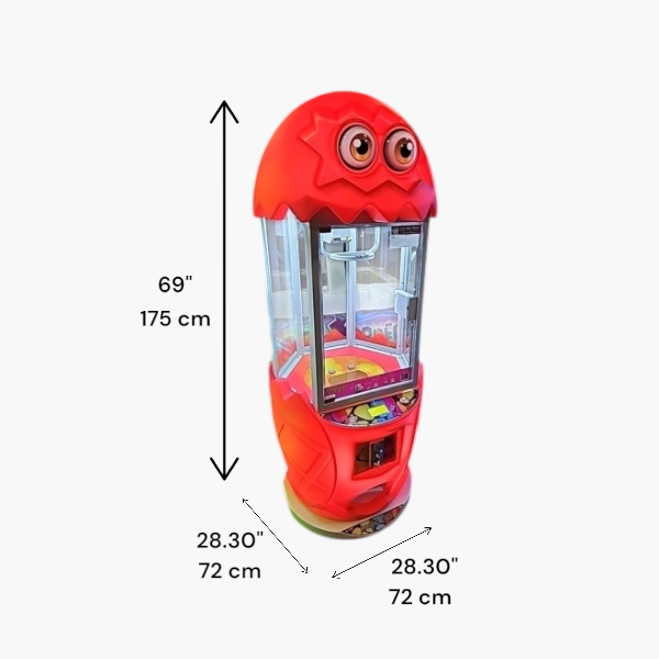 Magic Egg Cut the Rope Claw Machine – Coin Operated - Refurbished