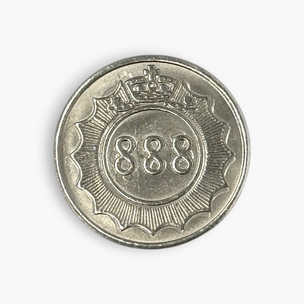 888 Arcade Game Tokens -.984 - Bag of 500 For Claw Machines, Casino, Coin Pushers