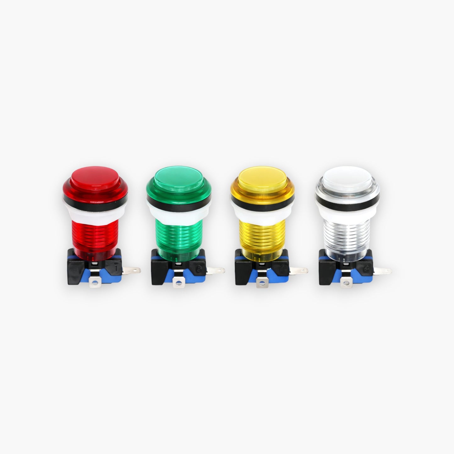 Round Arcade Push Button with Led Light & Micro Switch (Set of 10) – Free Shipping