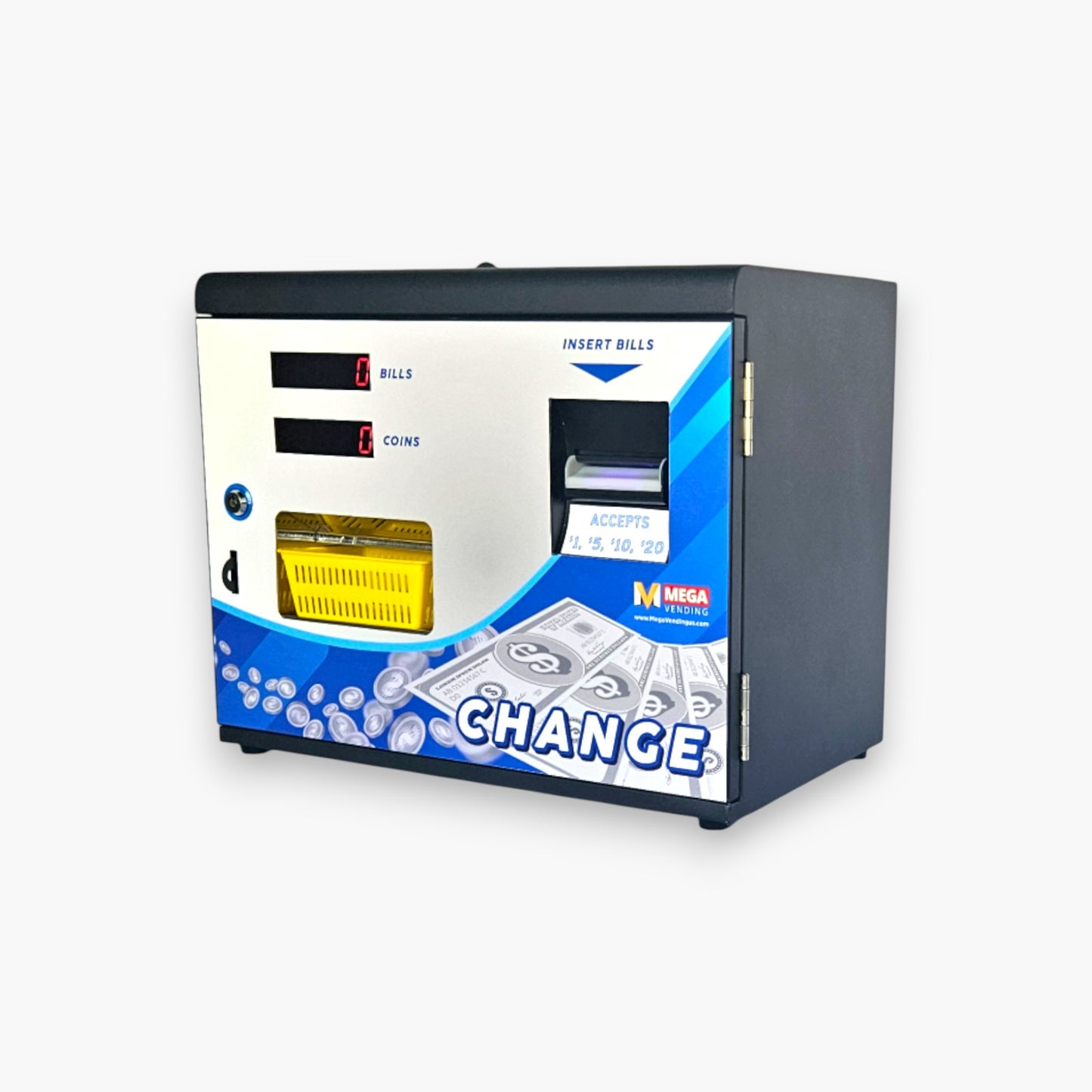 MV-101AB Front Load Dollar Bill to Coin/Token Changer