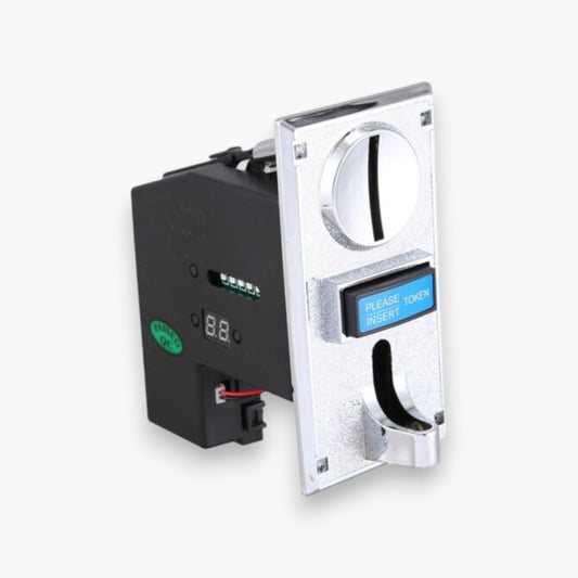 6 Multi Coins Token Acceptor Selector for Vending Machine Arcade Game 12 Volt