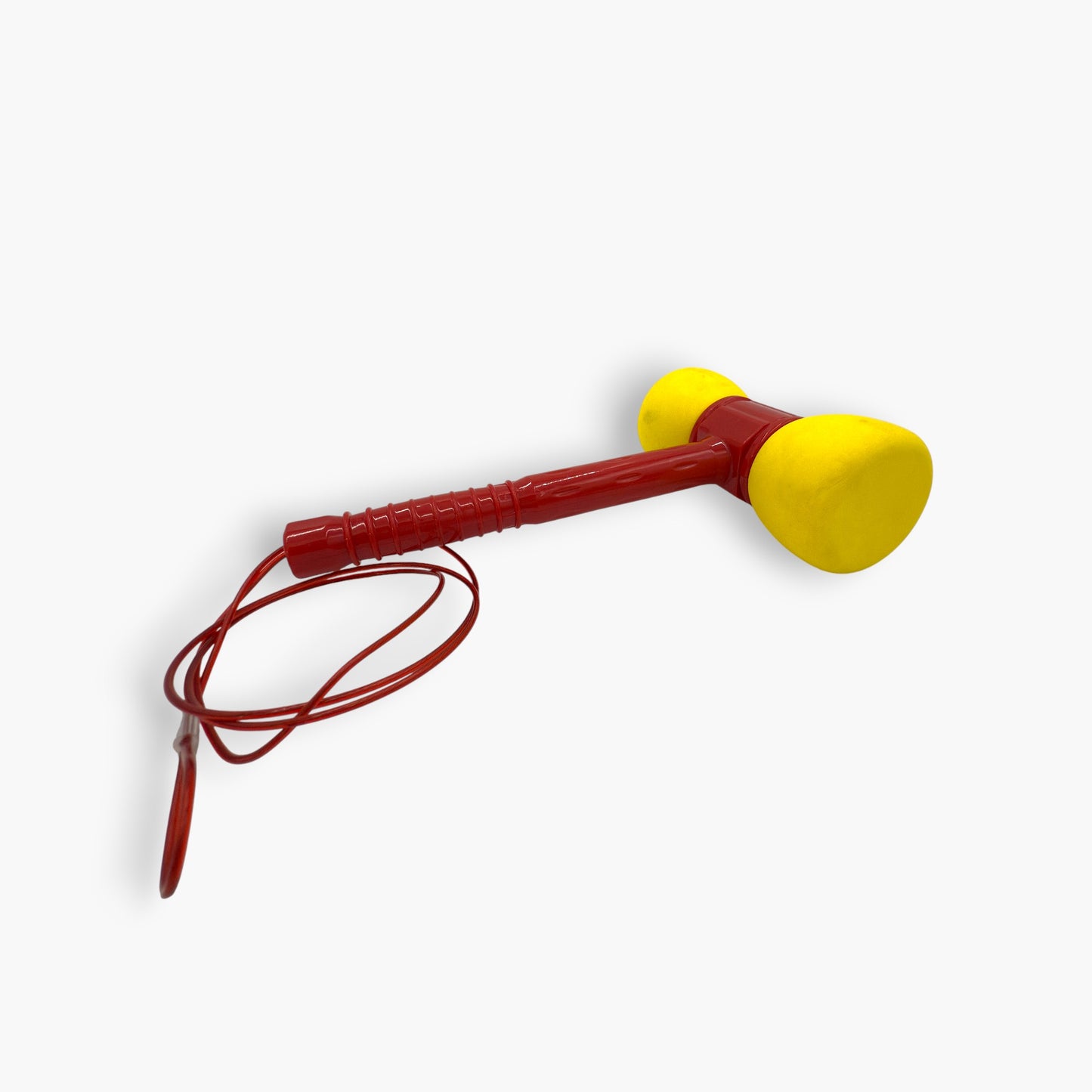 Plastic Arcade Hammer – Double Sponge Head (Yellow) - Free Shipping