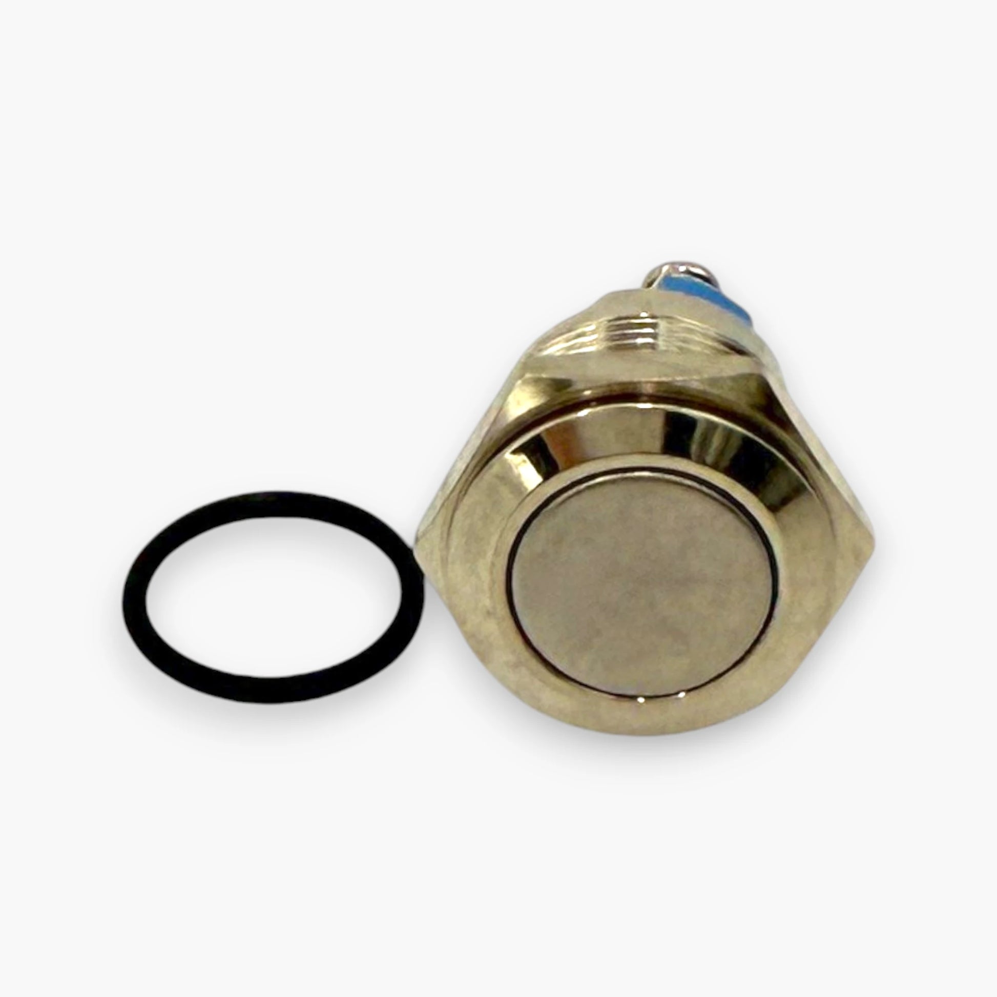 Stainless steel 16mm panel mount push button switch with screw terminals