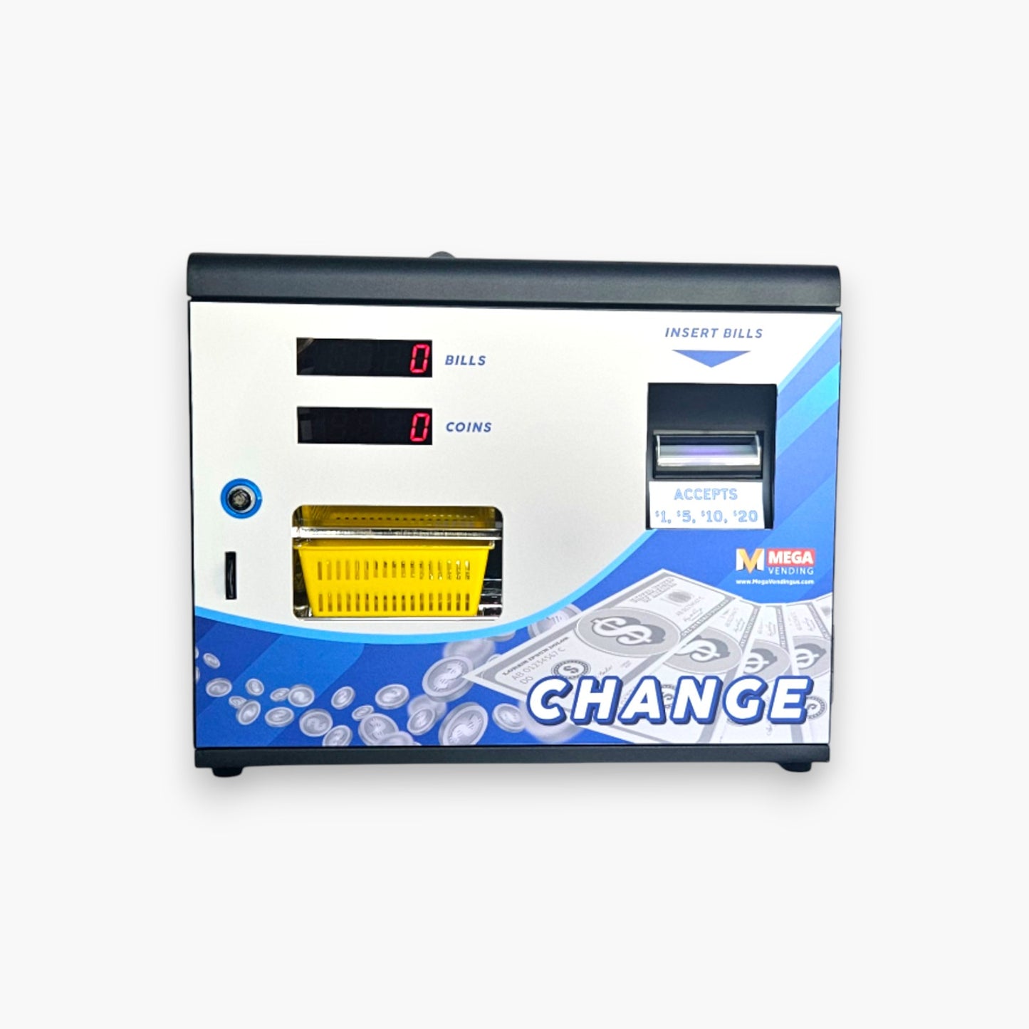 MV-101AB Front Load Dollar Bill to Coin/Token Changer