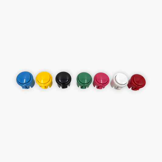 Baolian Round Arcade Game Card Button Switch 3cm (Set of 7 Colors)