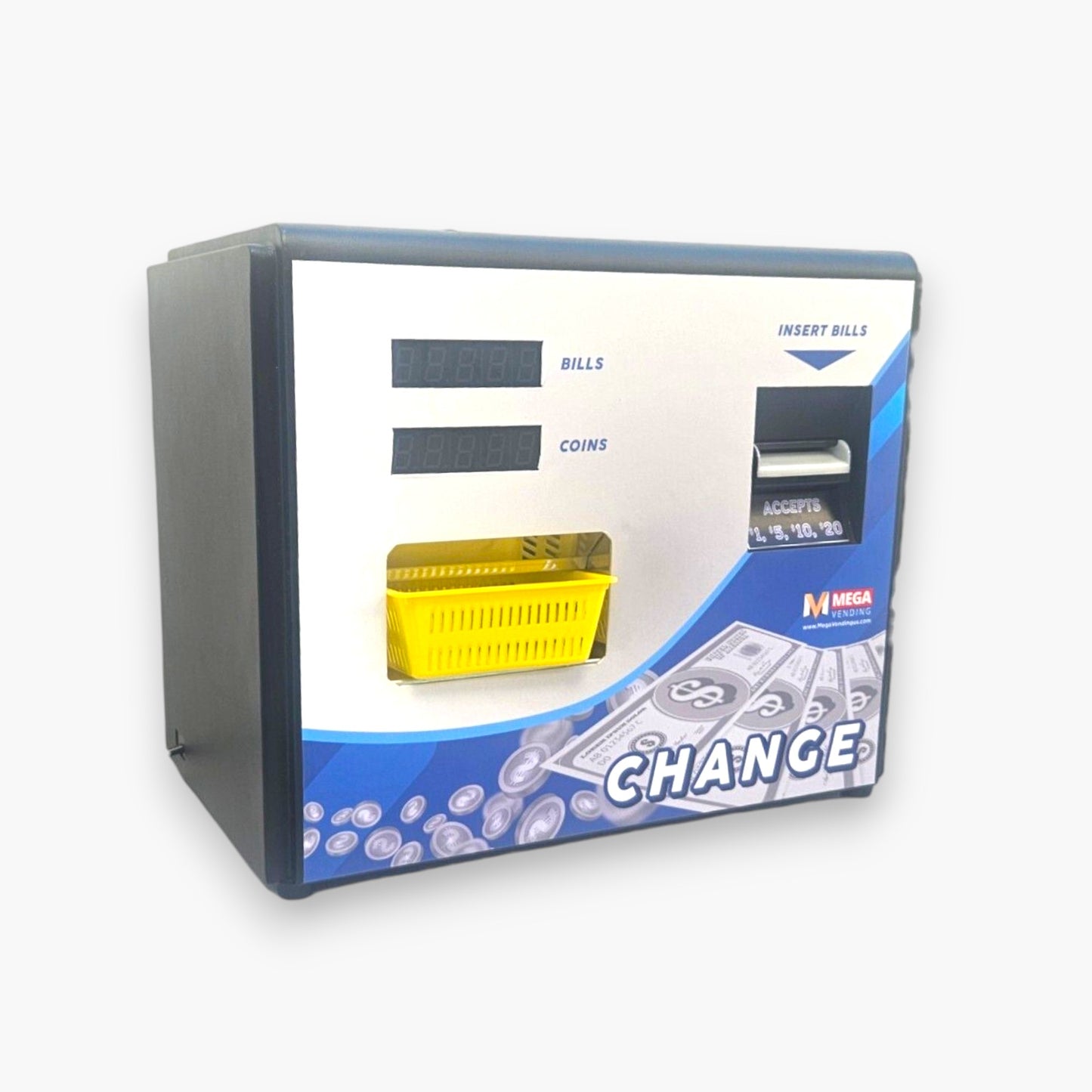 Rear Load Honduran Currency Bill To Coin Changer Single Hopper Single Validator L10 L20 L50 L100 L200 – MV-101BB