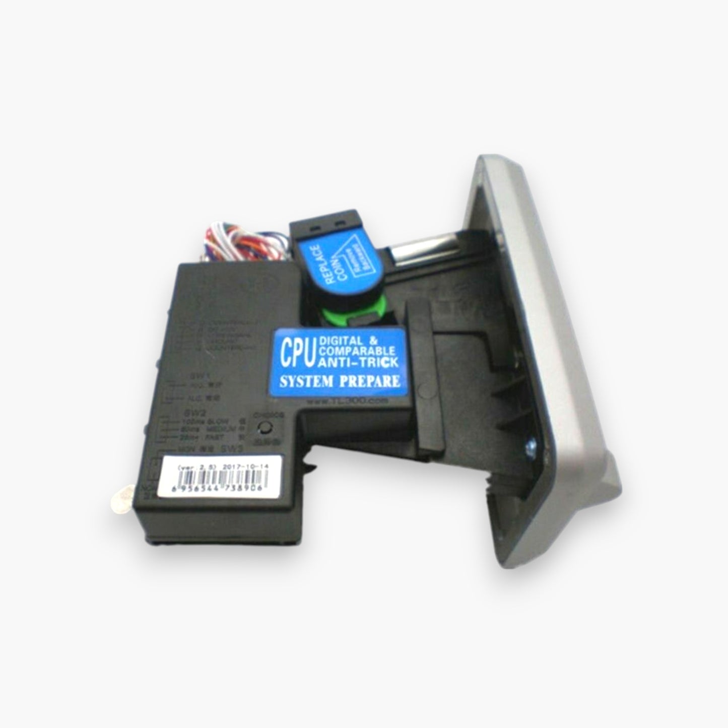 Colorful LED Light Coin Selector Mech For Arcade Cabinet TW-389 Coin Acceptor