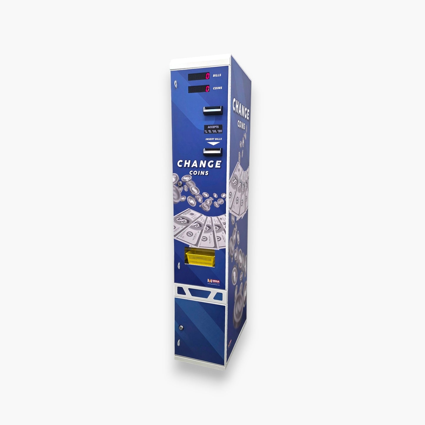 Dollar Bill Changer Bill to Coin or Token Changer Machine MV-103 AW - USD Currency, High-Capacity, Secure System