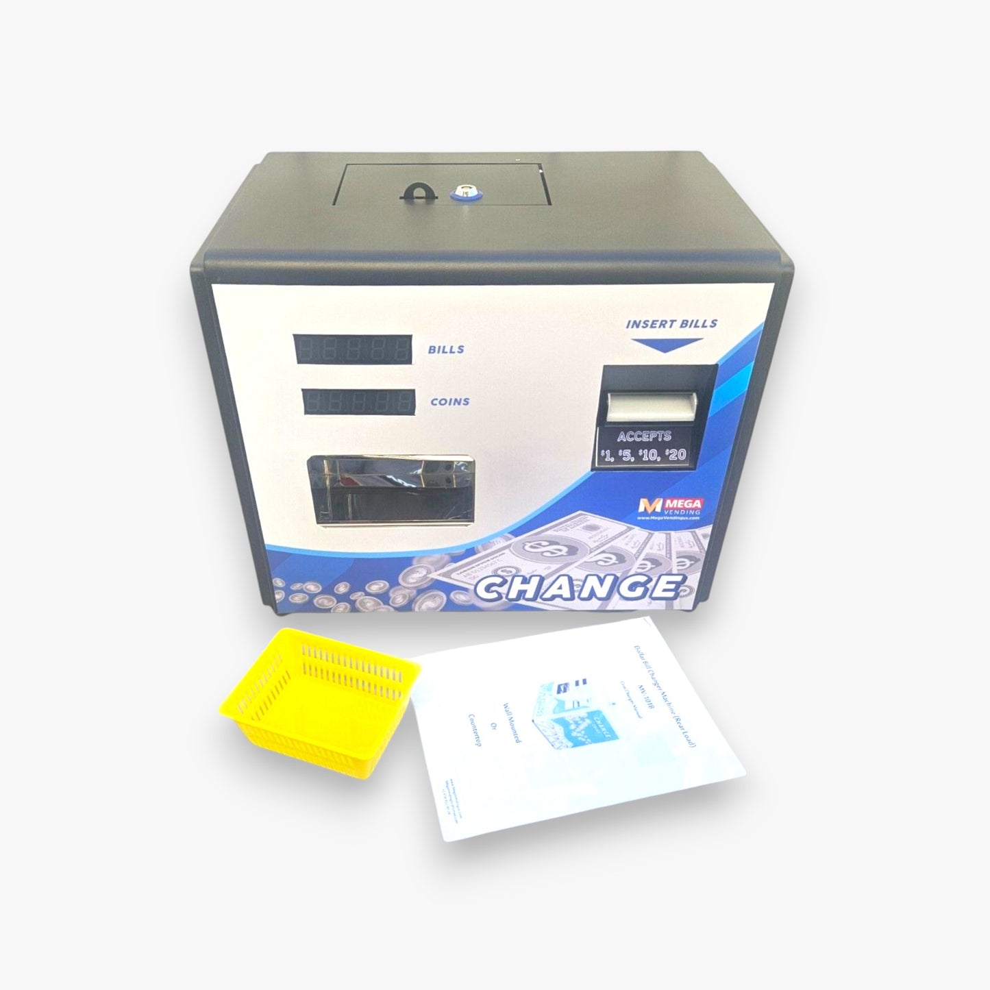 Rear Load Honduran Currency Bill To Coin Changer Single Hopper Single Validator L10 L20 L50 L100 L200 – MV-101BB