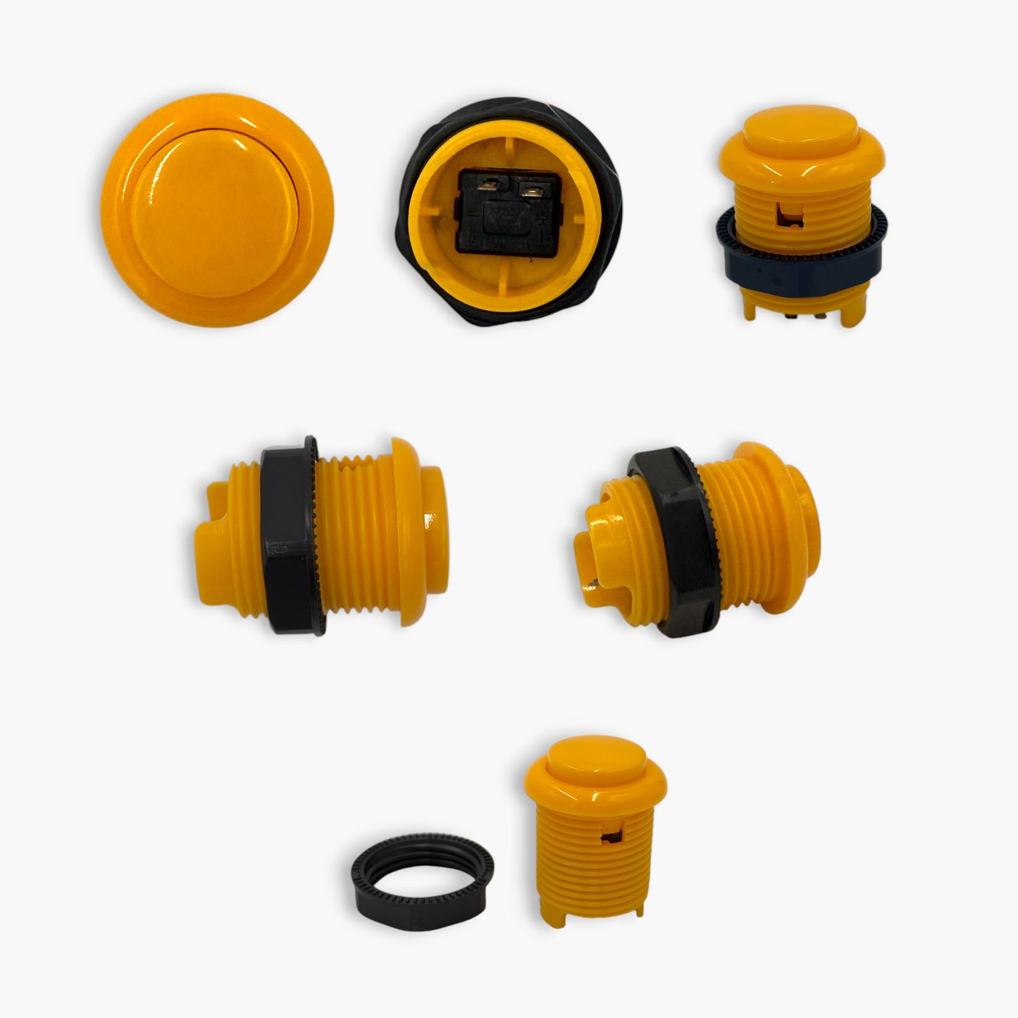 Baolian Round M28 Arcade Game Push Button Switch (Set of 10) - Free Shipping