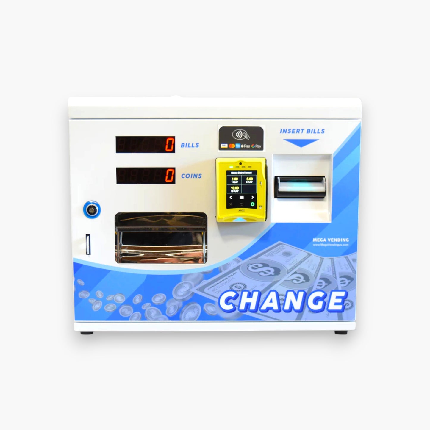 MV-101AWN Dollar Bill to Coin/Token Changer + Nayax Reader