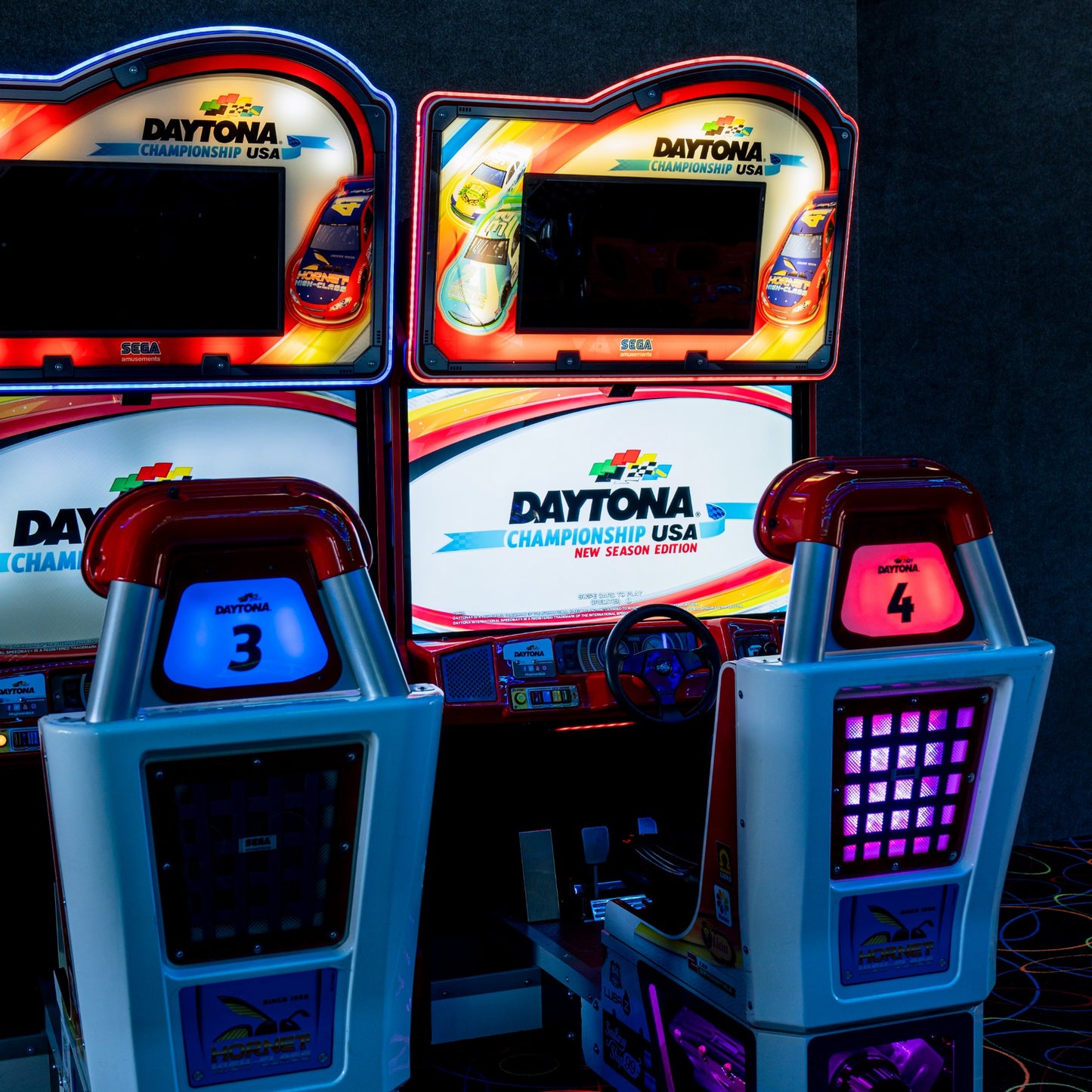 Daytona Championship USA DLX by Sega – 47” LED - Arcade (Set of 2)