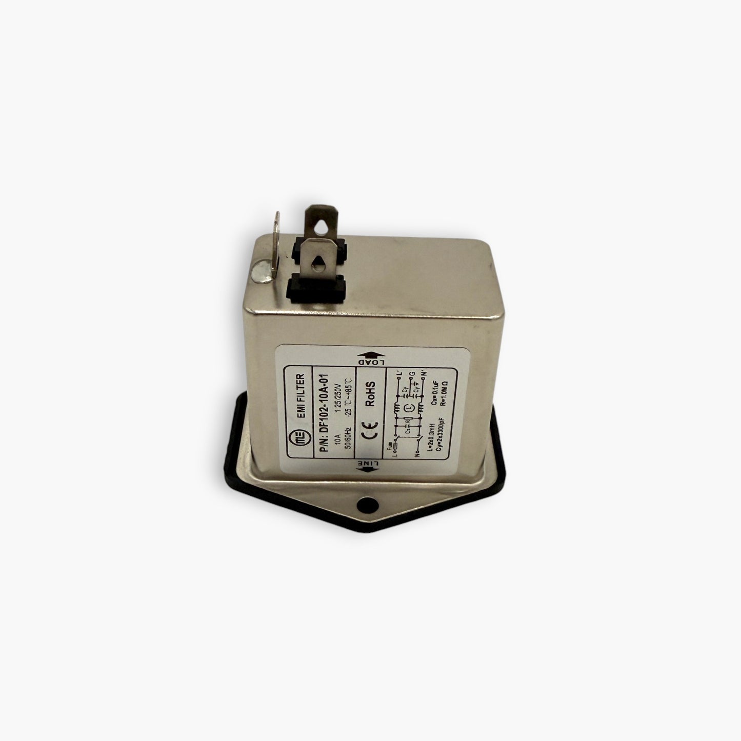 DBI6 EMI Filter AC Power Line Noise Filter 10A With IEC Socket (Set of 2) – Free Shipping