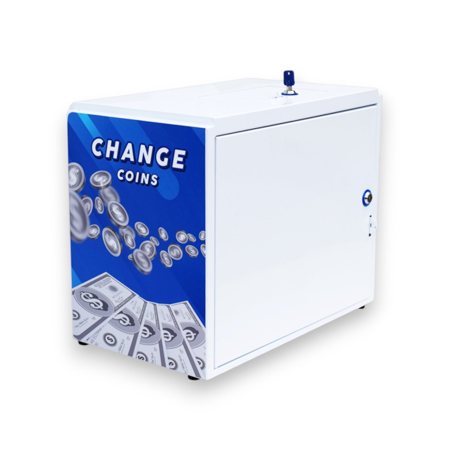 MV-101 BW Rear Load Dollar Bill to Coin/Token Changer – White