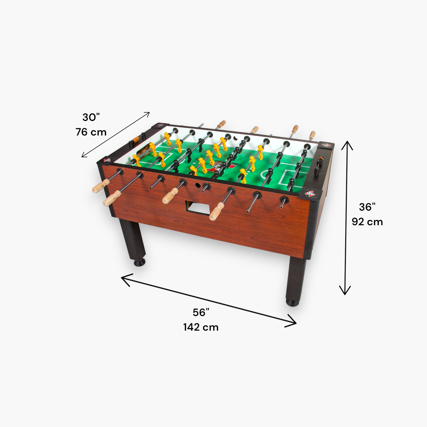 Tornado Classic Foosball Game Table – Coin Operated