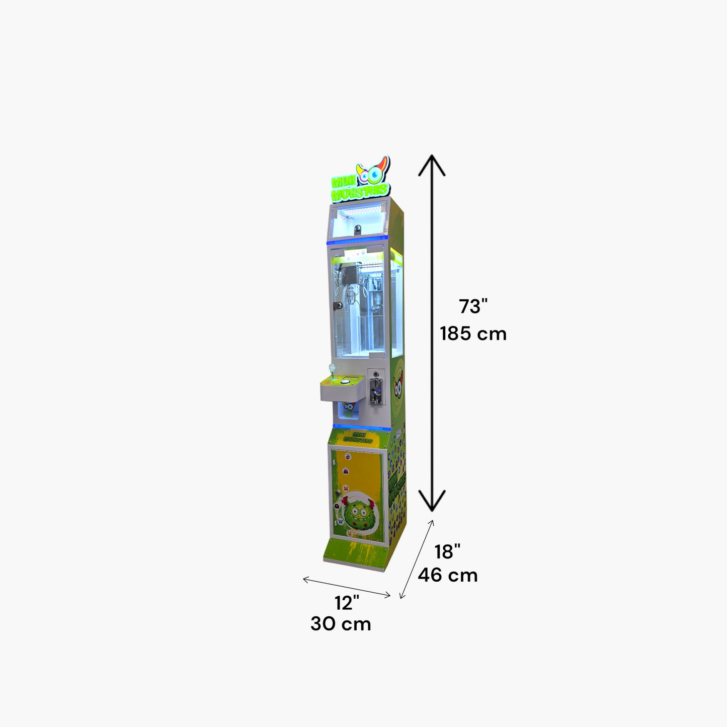 Mini Monsters Unlock the Prize Claw Machine  – Coin Operated