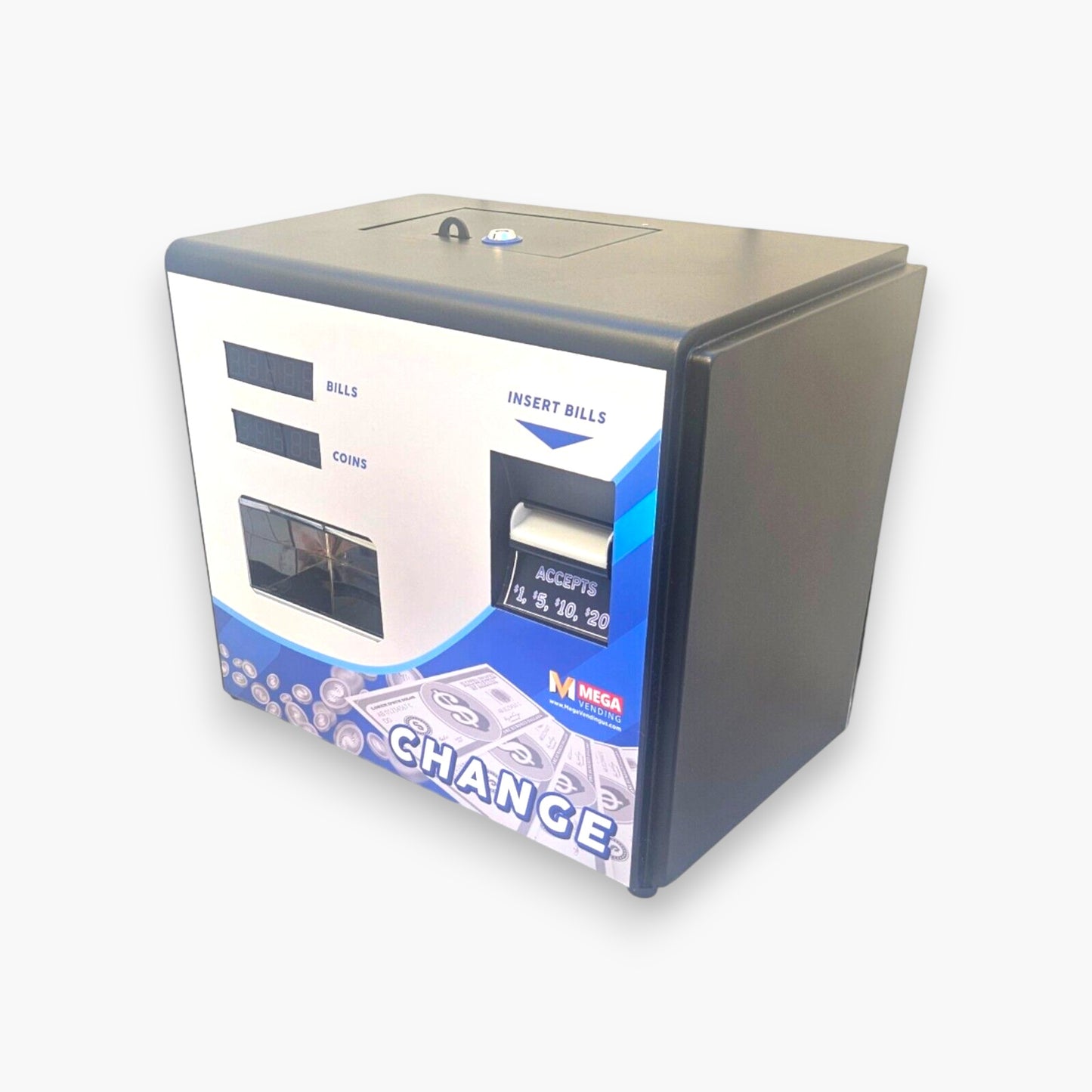 Rear Load Honduran Currency Bill To Coin Changer Single Hopper Single Validator L10 L20 L50 L100 L200 – MV-101BB