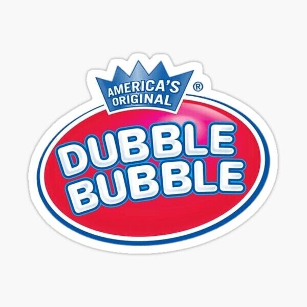 Dubble Bubble 1" Inch/ 24mm Gumballs Assorted Flavors (8LB/ 455ct) Bulk Vending