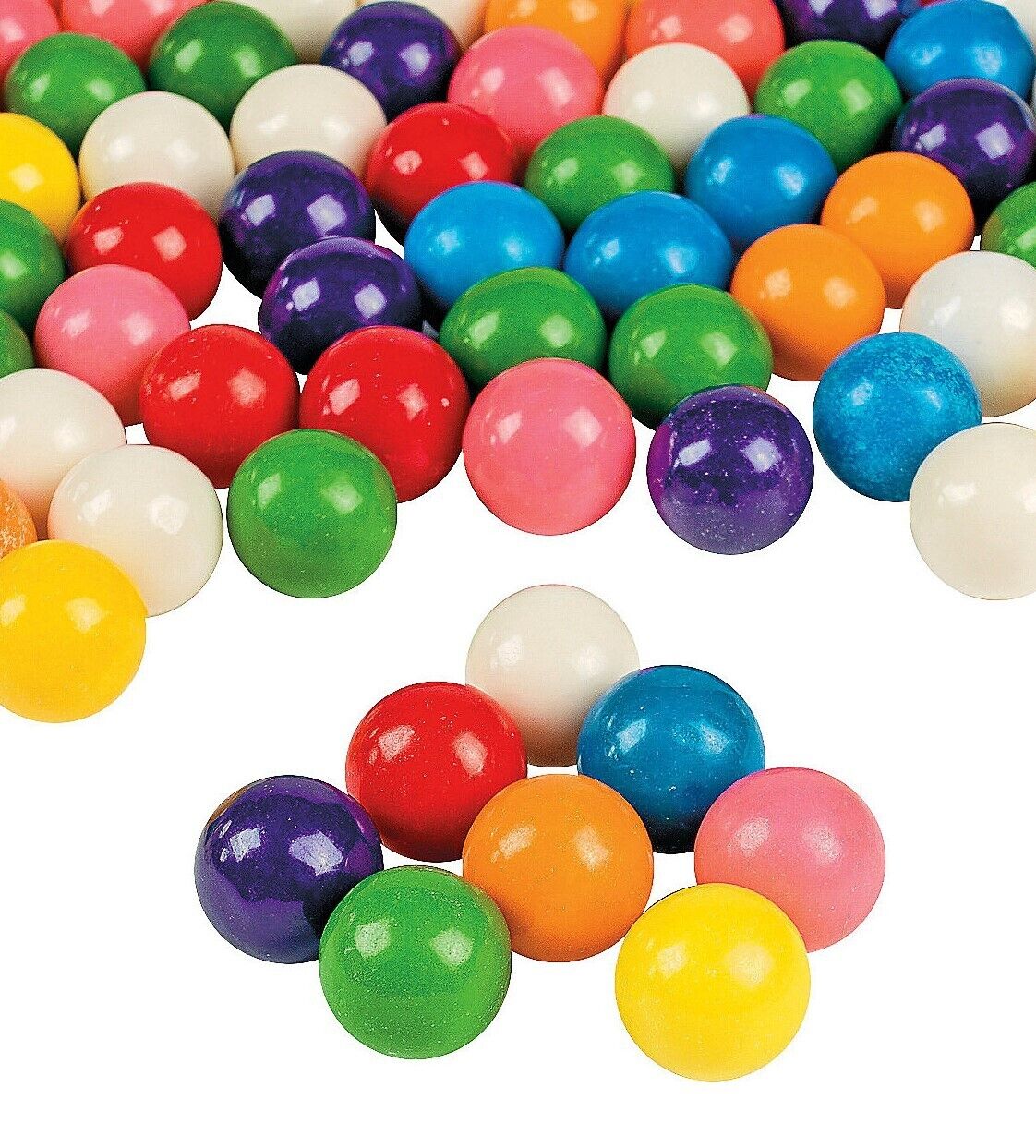 Dubble Bubble 1" Inch/ 24mm Gumballs Assorted Flavors (8LB/ 455ct) Bulk Vending