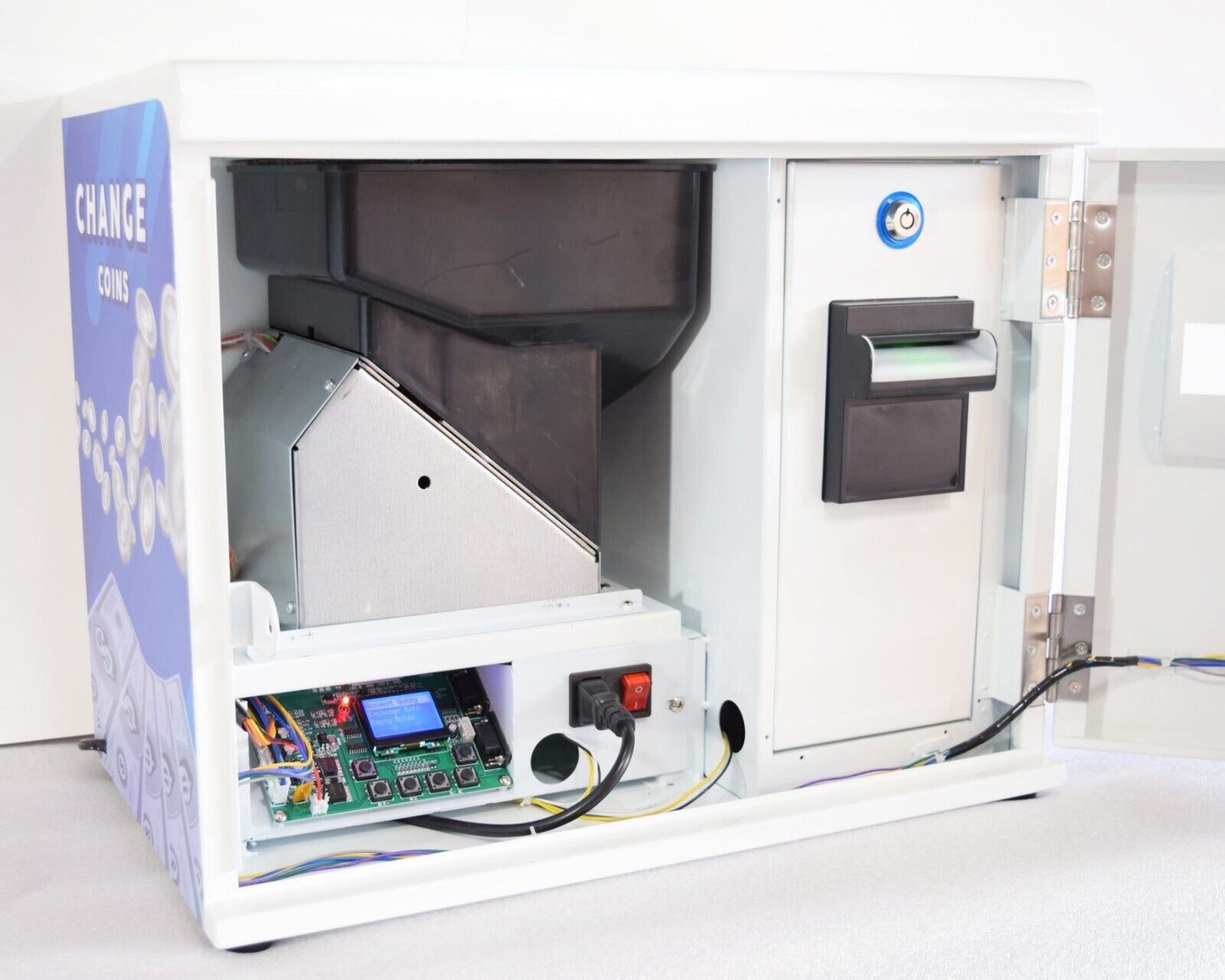 Dollar bill change machine fits 3000 quarters/ tokens 750$bills exchange dollars