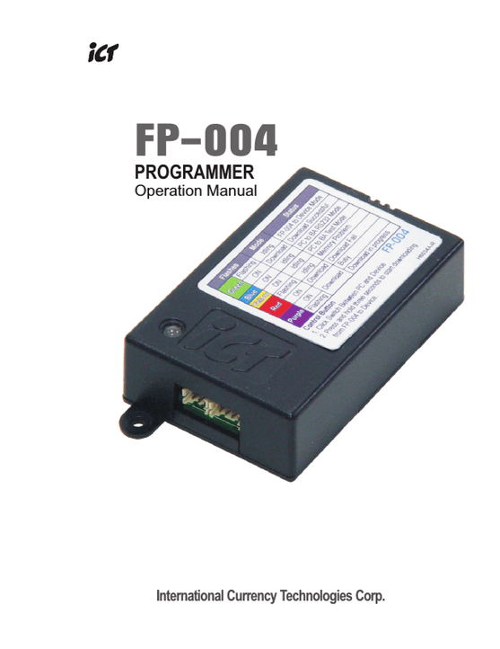 ICT Bill Acceptor Programmer (download board) FP-004