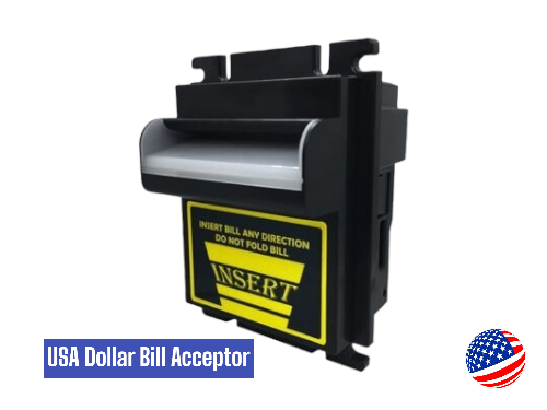 TOP TB74 Dollar Bill Acceptor Validator 12V/PULSE $1 TO $100's 4- Way Acceptance