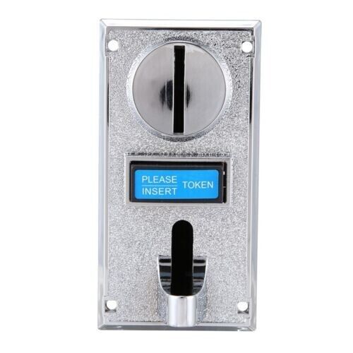 6 Multi Coins Token Acceptor Selector for Vending Machine Arcade Game 12 Volt