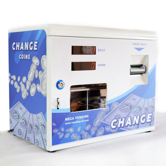 Dollar bill change machine fits 3000 quarters/ tokens 750$bills exchange dollars