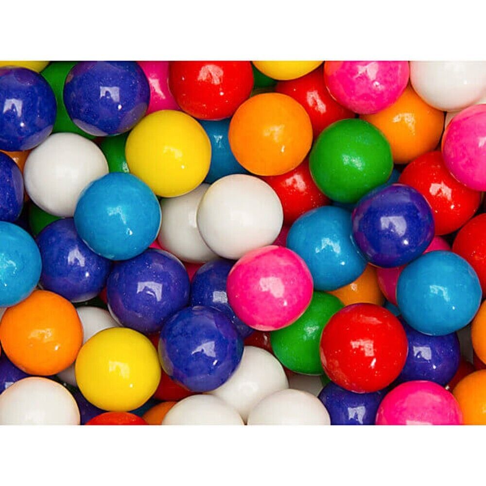 Dubble Bubble Fresh Gumballs Box 1" Inch (850 ct.) 16 LBS Bulk Vending FREE SHIP