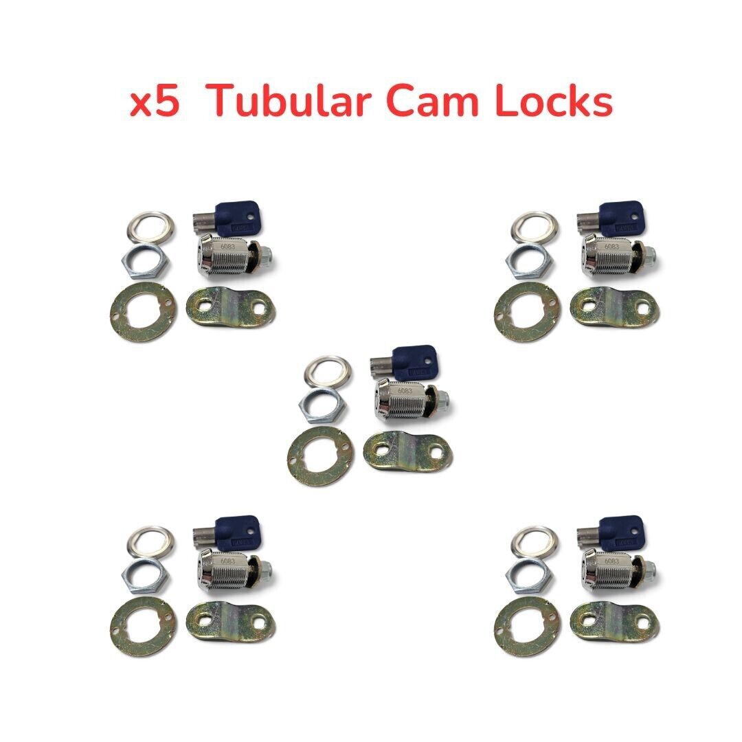 5pcs /lot Tubular Cam Locks #6083 Arcade Machine Parts Short Cash Door Tool Box