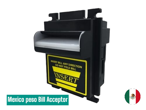 TOP TB74 Mexico Peso Bill Acceptor Validator 12V/PULSE 20~1,000 4-Way Acceptance