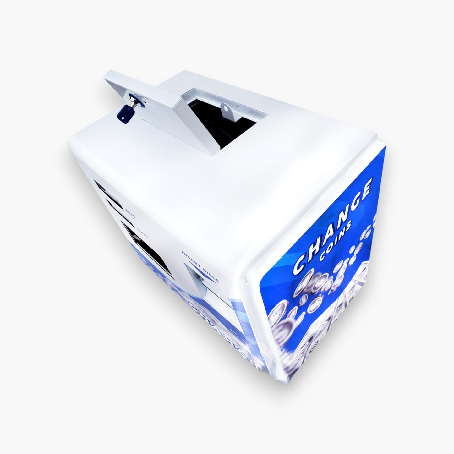 MV-101 BW Rear Load Dollar Bill to Coin/Token Changer – White