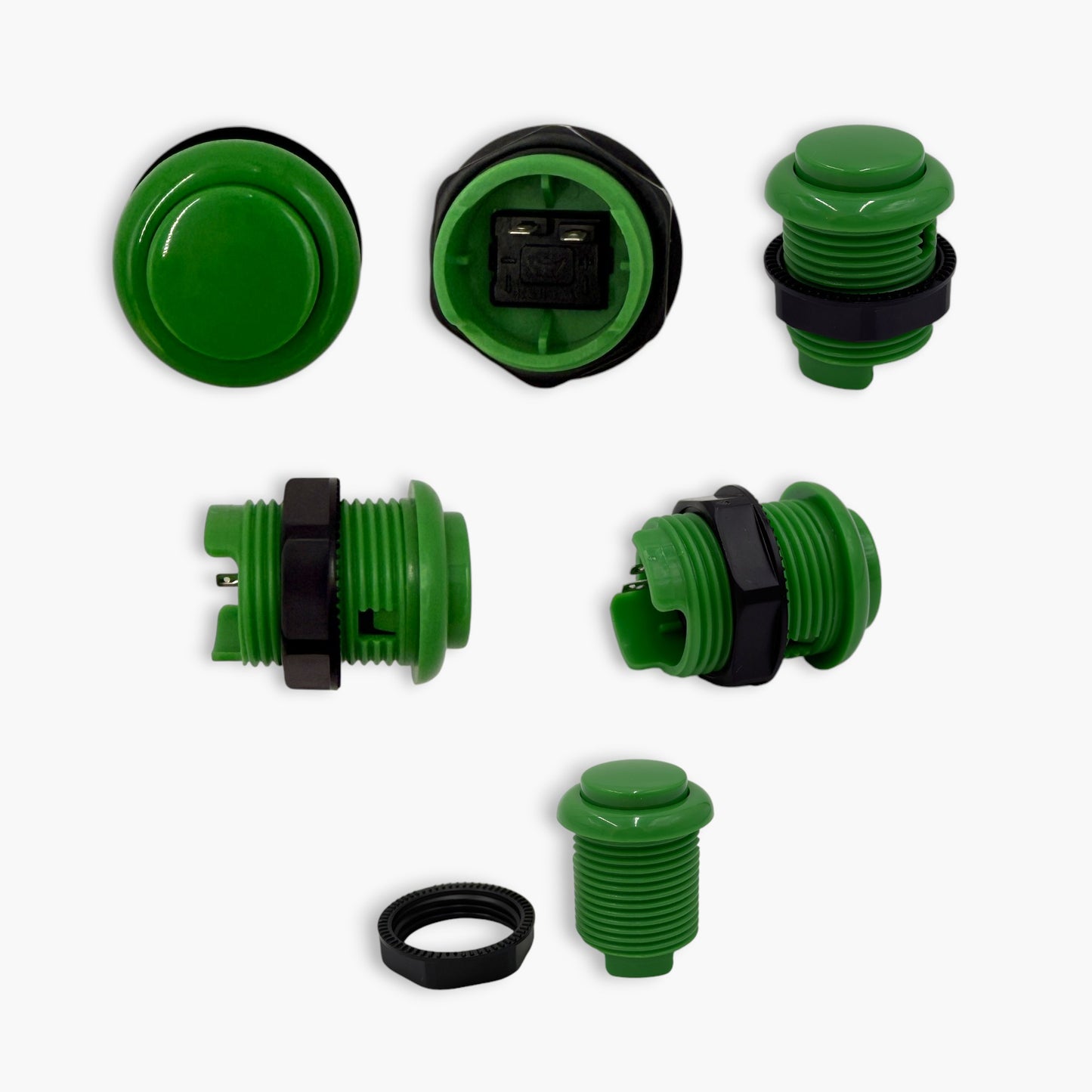 Baolian Round M28 Arcade Game Push Button Switch (Set of 10) - Free Shipping