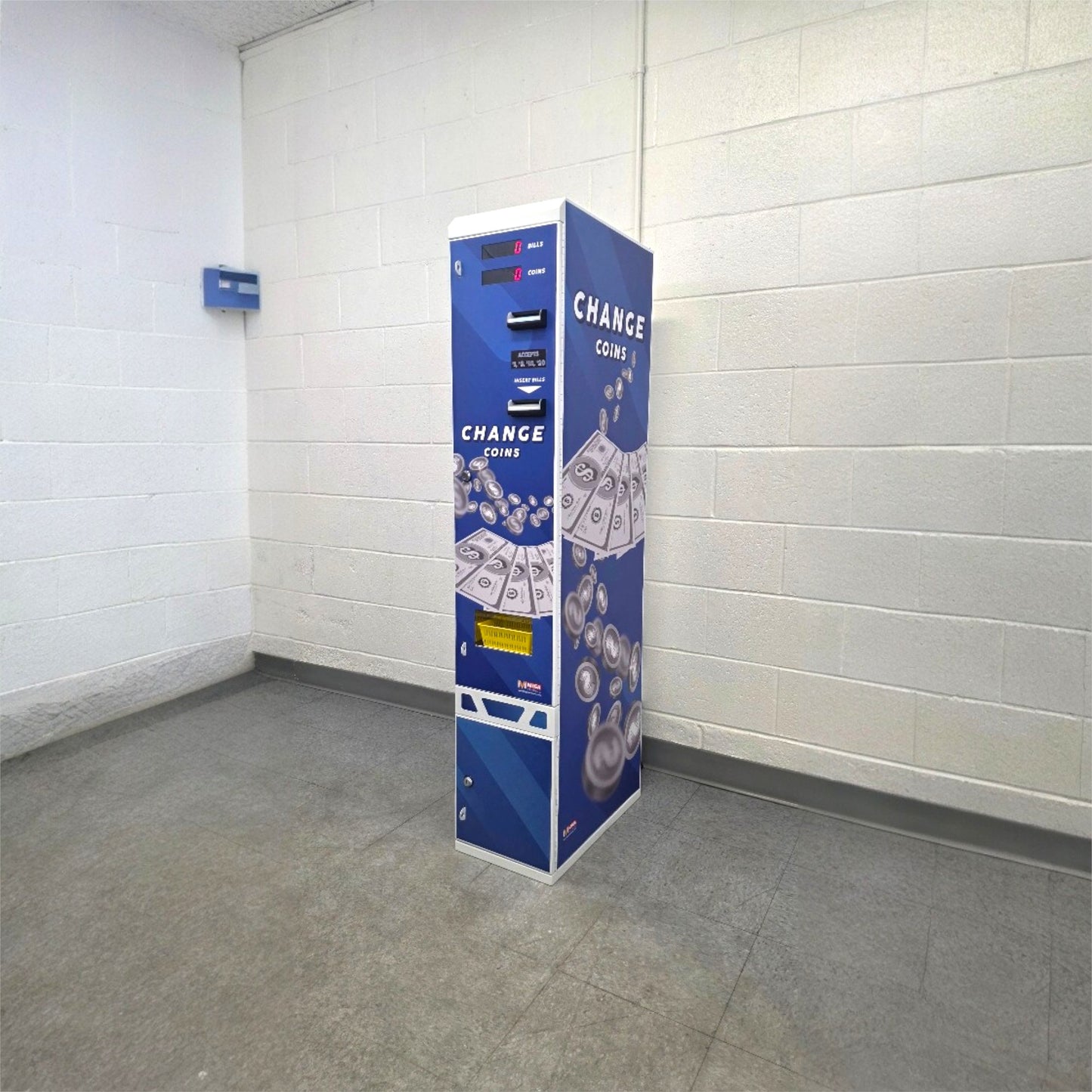 Dollar Bill Changer Bill to Coin or Token Changer Machine MV-103 AW - USD Currency, High-Capacity, Secure System